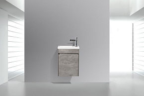 Фото Тумба под раковину BelBagno Pietra Mini 40 R подвесная, stucco cemento