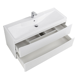 Фото Тумба под раковину BelBagno Acqua 120 подвесная, bianco lucido