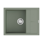 Мойка кухонная Omoikiri Sumi 65A-WG wind green , изображение 1