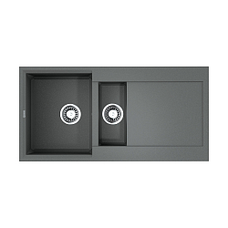 Фото Мойка кухонная Omoikiri Sakaime 100-2-GR leningrad grey