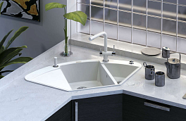 Изображение Мойка кухонная Omoikiri Sakaime 105C-WH белый Мойка кухонная Omoikiri Sakaime 105C-WH белый , изображение 3