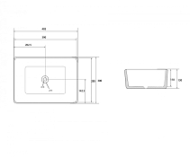 Изображение Раковина Abber Rechteck AC2213MB Раковина Abber Rechteck AC2213MB , изображение 5