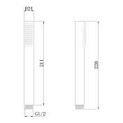Душевая лейка Abber AF0051 , изображение 2
