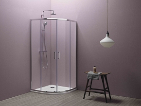 Фото Душевой уголок Kolpa San Eco Quat TKP 90х90 см silver