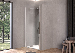 Фото Душевая дверь в нишу Kolpa San Polaris Fold N 100 см R silver