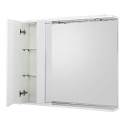 Фото Зеркало-шкаф BelBagno Marino SPC-800/750-1A-BL-P-L левый