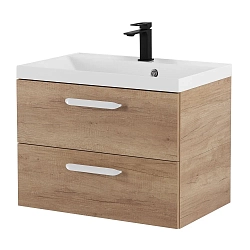 Фото Тумба под раковину BelBagno Aurora 70 подвесная, rovere nebrasca nature