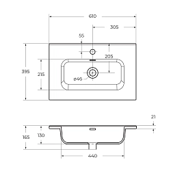 Фото Мебельная раковина BelBagno BB600/390ETL 60 см