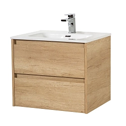 Фото Тумба под раковину BelBagno Kraft 60 подвесная, rovere nebrasca nature