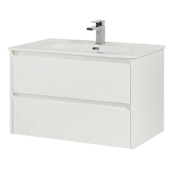Фото Тумба под раковину BelBagno Kraft 100 подвесная, bianco opaco