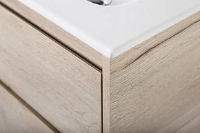 Фото Тумба под раковину BelBagno Kraft 60 подвесная, rovere galifax bianco