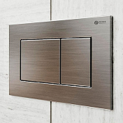 Кнопка смыва Point Ника PN44081SB серая , изображение 3