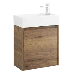 Фото Тумба под раковину BelBagno Kraft Mini 50 R подвесная, rovere tabacco