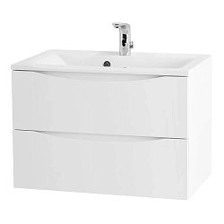 Фото Тумба под раковину BelBagno Marino 75 подвесная, bianco lucido