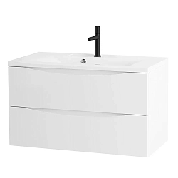 Фото Тумба под раковину BelBagno Marino 100 подвесная, bianco lucido