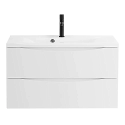 Фото Тумба под раковину BelBagno Marino 100 подвесная, bianco opaco