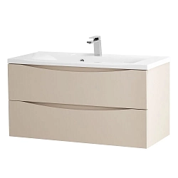 Фото Тумба под раковину BelBagno Marino 80 подвесная, crema opaco