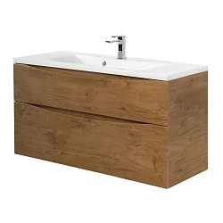 Фото Тумба под раковину BelBagno Marino-H60 100 подвесная, rovere nature