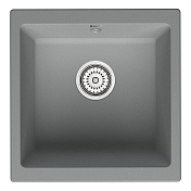 Изображение Мойка кухонная Point Бату 45 PN3008AL серая Мойка кухонная Point Бату 45 PN3008AL серая , изображение 1
