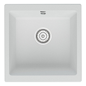 Изображение Мойка кухонная Point Бату 45 PN3008W белая Мойка кухонная Point Бату 45 PN3008W белая , изображение 1