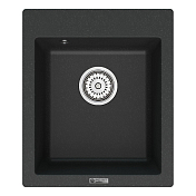 Мойка кухонная Point Динара 42 PN3004B черная , изображение 1