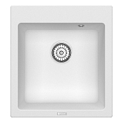 Изображение Мойка кухонная Point Моко 47 PN3006W белая Мойка кухонная Point Моко 47 PN3006W белая , изображение 1
