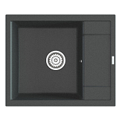 Изображение Мойка кухонная Point Римо 60 PN3010GR графит Мойка кухонная Point Римо 60 PN3010GR графит , изображение 1