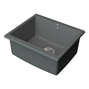 Изображение Мойка кухонная Point Сидли 55 PN3007AL серая Мойка кухонная Point Сидли 55 PN3007AL серая , изображение 2