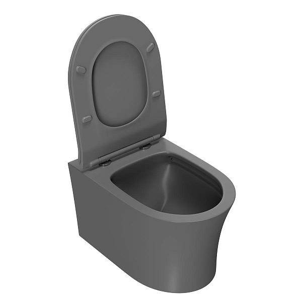 Унитаз подвесной Point Вега PN41711GM , изображение 2