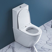 Унитаз-компакт BelBagno Sfera-R BB2141CPR/BB865SC безободковый , изображение 13