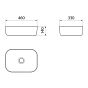 Изображение Раковина Point Вега PN43711WB 46 см Раковина Point Вега PN43711WB 46 см , изображение 4