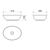 Раковина Point Артемида PN43151WB 51 см , изображение 4