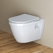 Изображение Унитаз подвесной BelBagno Loto BB070CHR/SC безободковый Унитаз подвесной BelBagno Loto BB070CHR/SC безободковый , изображение 7