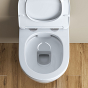 Изображение Унитаз подвесной BelBagno Loto BB070CHR/SC безободковый Унитаз подвесной BelBagno Loto BB070CHR/SC безободковый , изображение 10