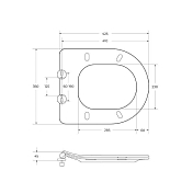 Изображение Унитаз подвесной BelBagno Loto BB070CHR/SC безободковый Унитаз подвесной BelBagno Loto BB070CHR/SC безободковый , изображение 15