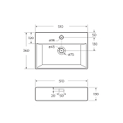 Изображение Раковина BelBagno BB1340 Раковина BelBagno BB1340 , изображение 9