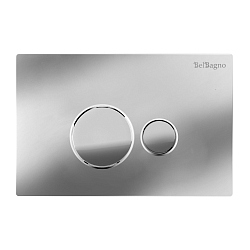 Фото Кнопка смыва BelBagno BB081CR хром глянец