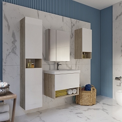 Фото Шкаф Dreja Perfecto 35 R дуб эврика/белый глянец