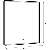 Изображение Зеркало Dreja Point 80 c подсветкой Зеркало Dreja Point 80 c подсветкой , изображение 5
