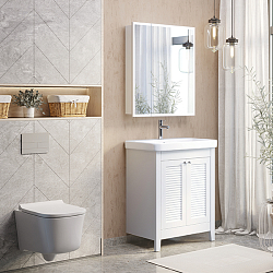 Фото Зеркало-шкаф Comforty Классик 70 бесконтактный сенсор