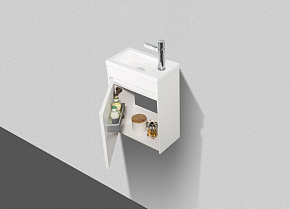 Фото Тумба под раковину BelBagno Pietra Mini 46 R подвесная, bianco lucido