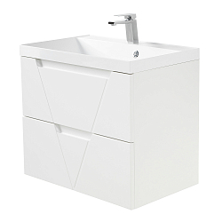 Фото Тумба под раковину BelBagno Vittoria 90 VITTORIA-900-2C-SO-BL подвесная, bianco lucido