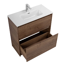 Фото Тумба под раковину BelBagno Kraft 39 70 напольная, rovere tabacco