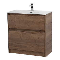 Фото Тумба под раковину BelBagno Kraft 39 80 напольная, rovere tabacco