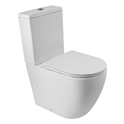 Изображение Унитаз-компакт BelBagno Sfera-R BB2141CPR/BB902SC безободковый Унитаз-компакт BelBagno Sfera-R BB2141CPR/BB902SC безободковый , изображение 1