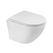 Изображение Унитаз подвесной BelBagno Sfera-R BB046CHR/BB902SC безободковый Унитаз подвесной BelBagno Sfera-R BB046CHR/BB902SC безободковый , изображение 1