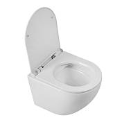 Изображение Унитаз подвесной BelBagno Sfera-R BB046CHR/BB902SC безободковый Унитаз подвесной BelBagno Sfera-R BB046CHR/BB902SC безободковый , изображение 2