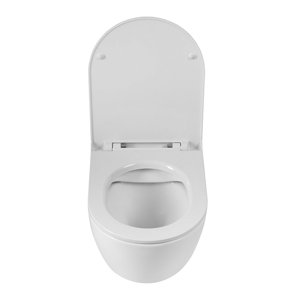 Унитаз подвесной BelBagno Sfera-R BB046CHR/BB902SC безободковый , изображение 6
