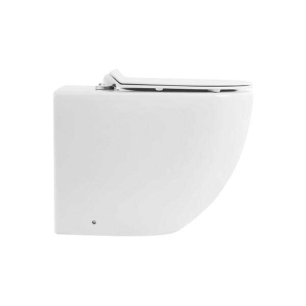 Унитаз приставной BelBagno Sfera-R BB2141CBR/BB2111SC безободковый , изображение 2