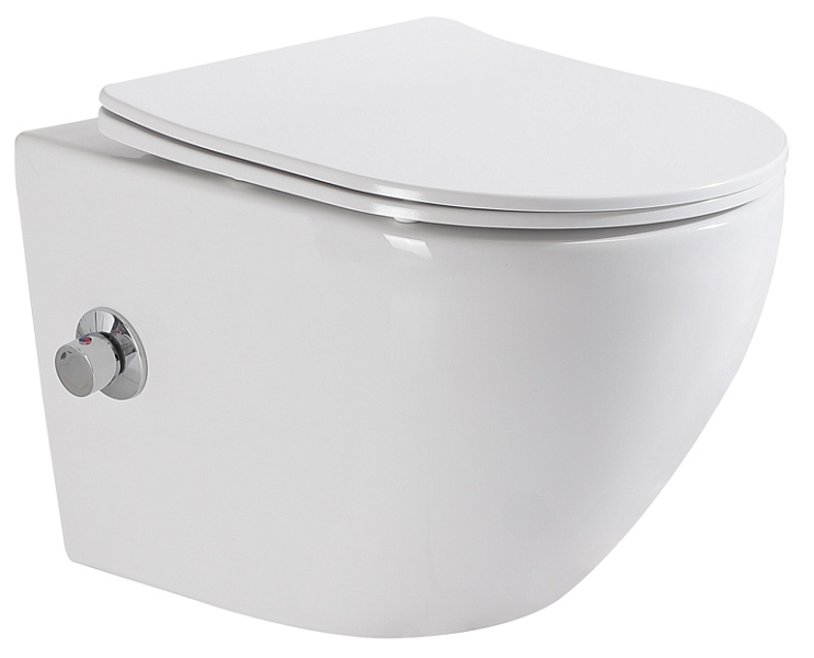Унитаз подвесной BelBagno Uno BB3105CHR-BS/SC , изображение 1